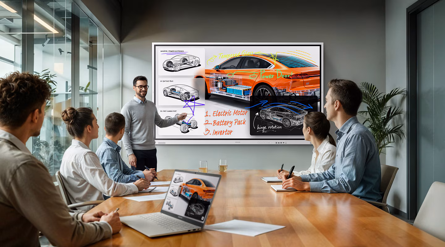 Samsung WM75B (Flip Pro) Konferenz