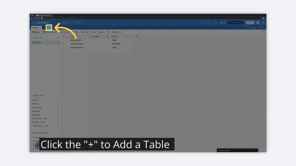 what is airtable add table image