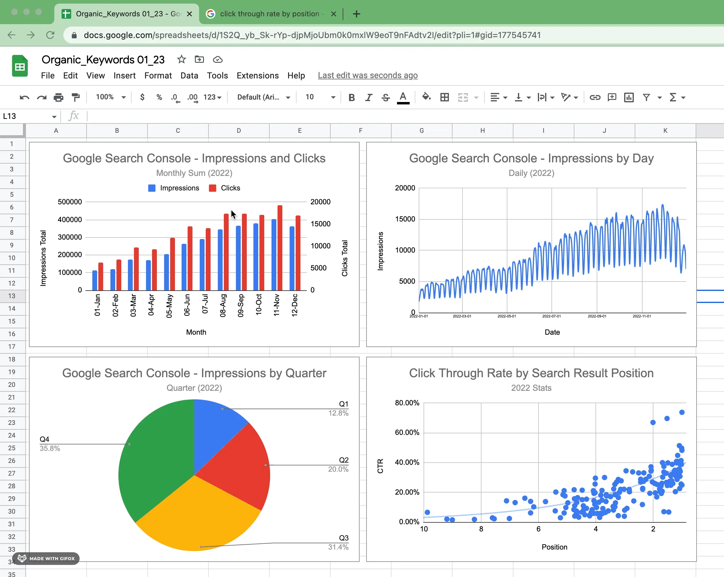 google sheets choose the chart type