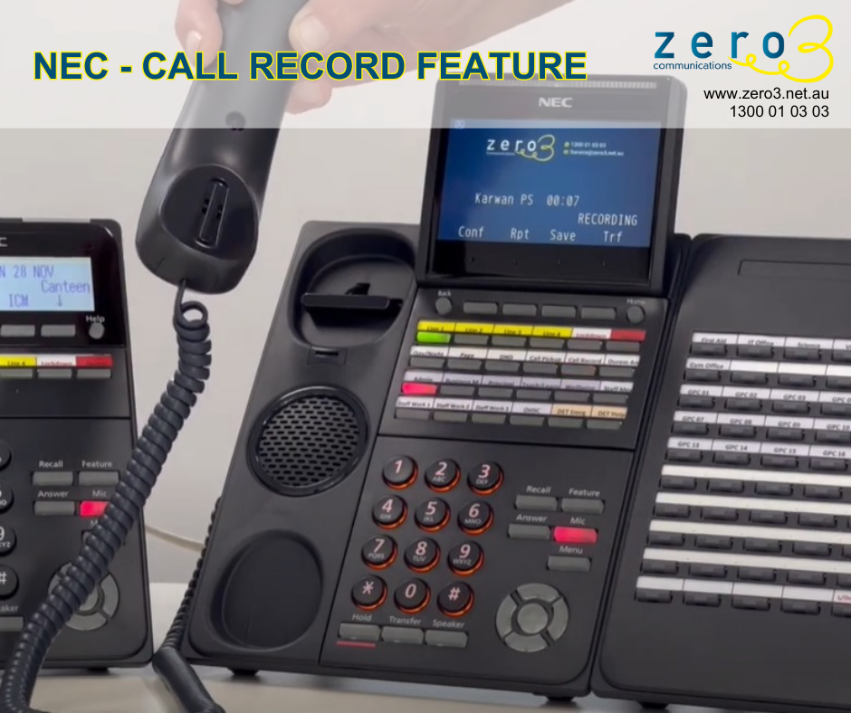 NEC - Call Record Feature - Emergency