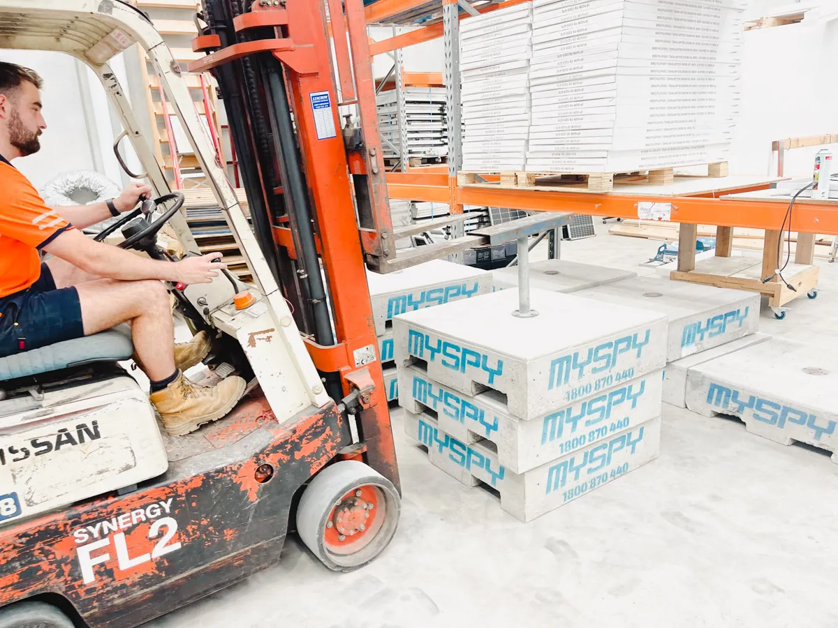 Myspy Security Camera Mounts with Forklift