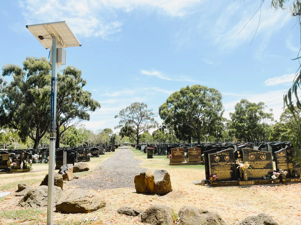 Myspy Security Boss Unit Camera at Cemetery