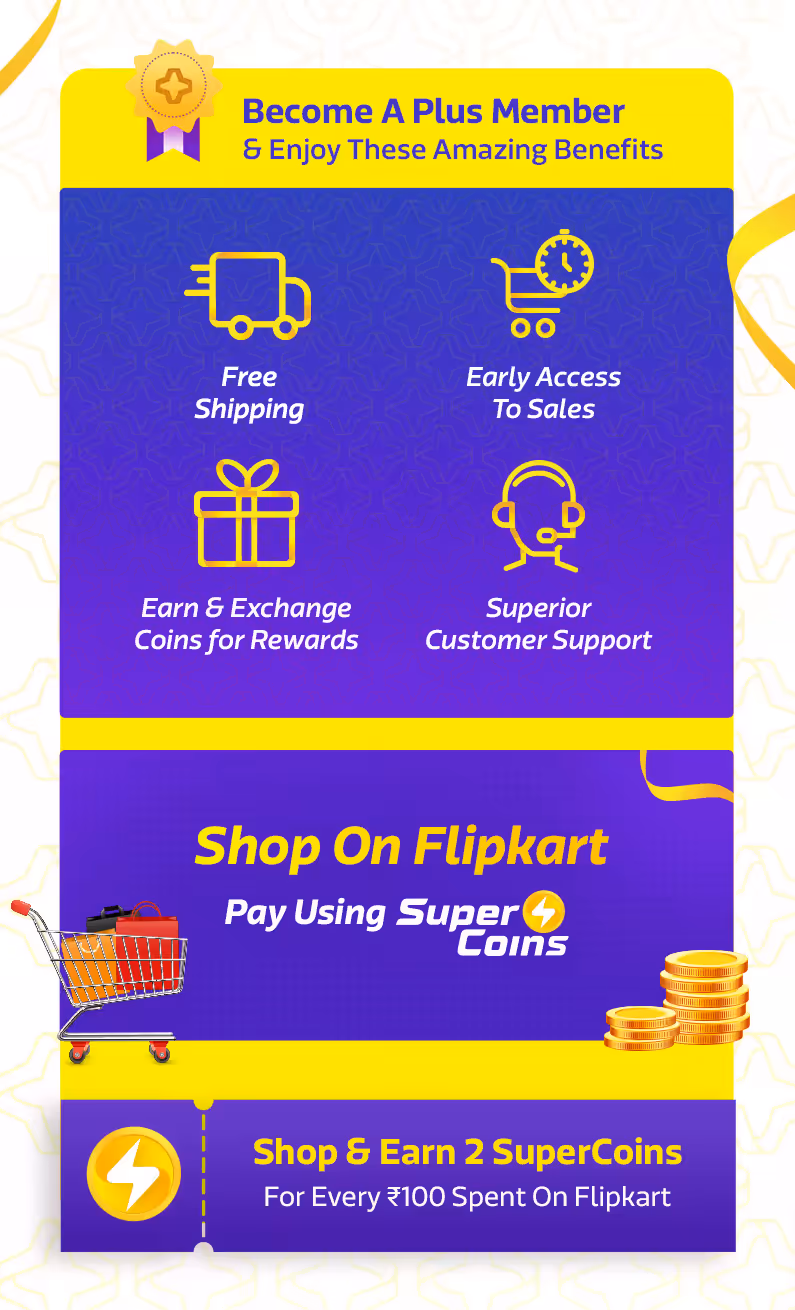 Flipkart Plus is a part of web and mobile shopping applications.