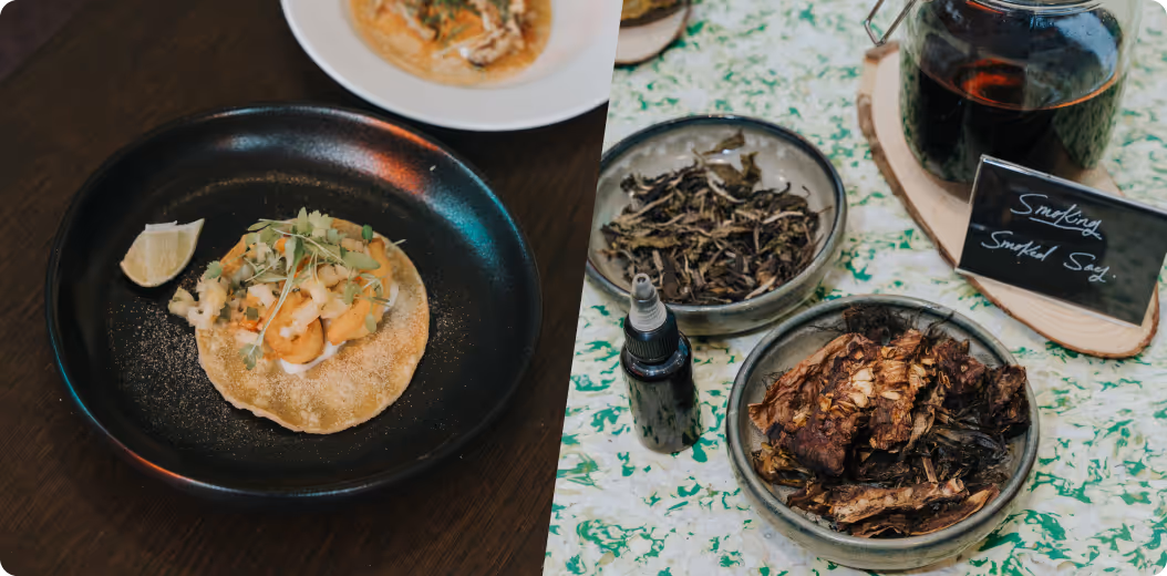 Chef Russell Nathan's preservation station and 'Trimchi'