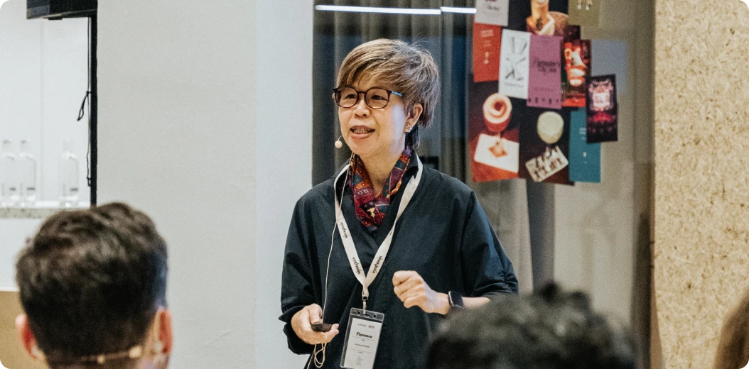 Florence Leong - co-founder of Kosmode Health - talking about insulin resistance and combatting diabetes at Synthesis' Future of Food event