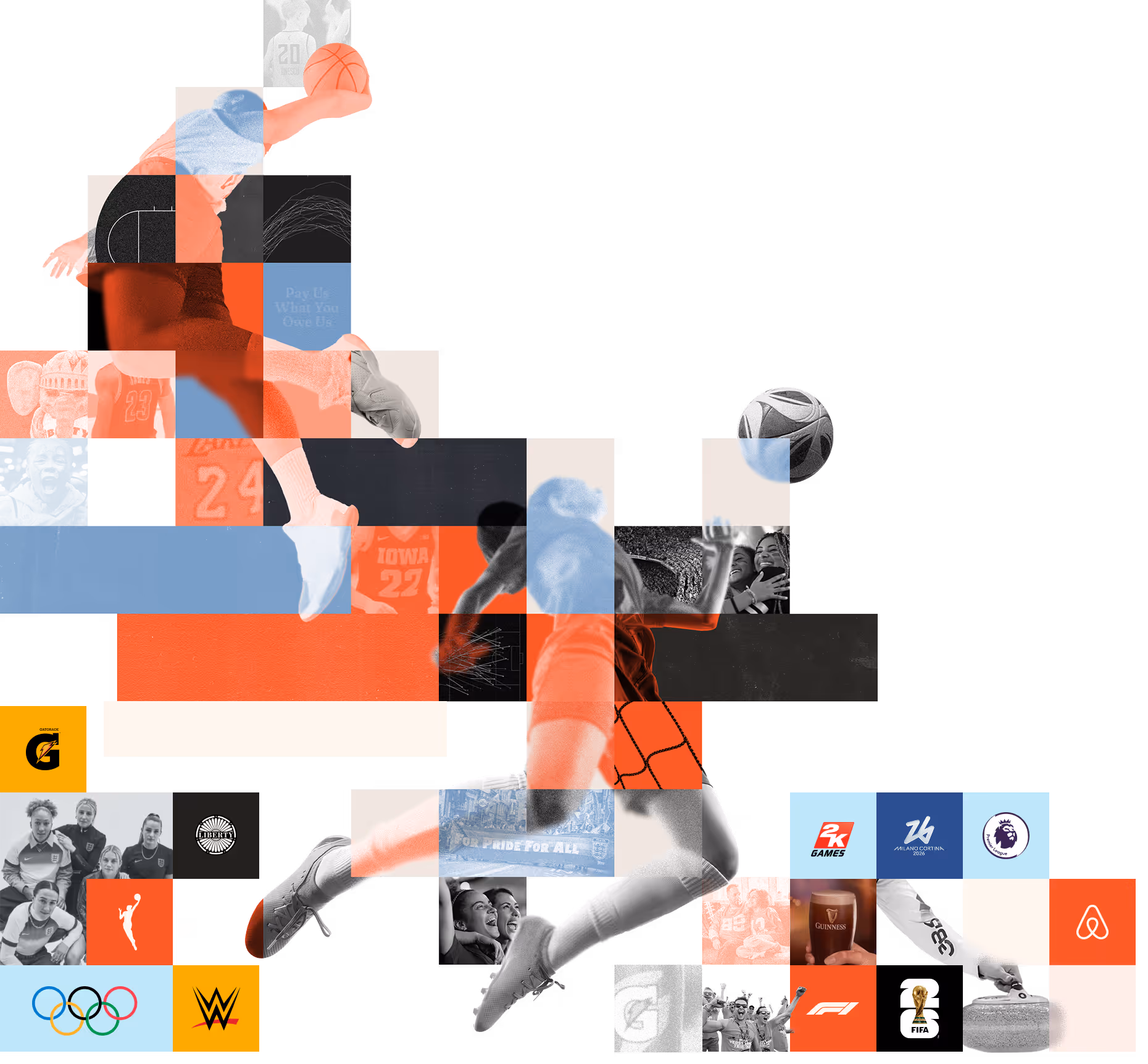 Collage of Network Effect and corporate partners