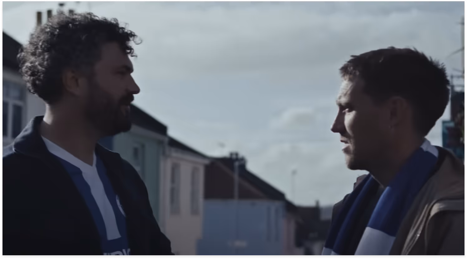 Brighton's men's mental health ad with The Samaritans