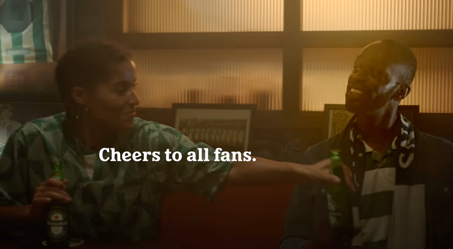 Heineken's 'Cheers to all fans' campaign
