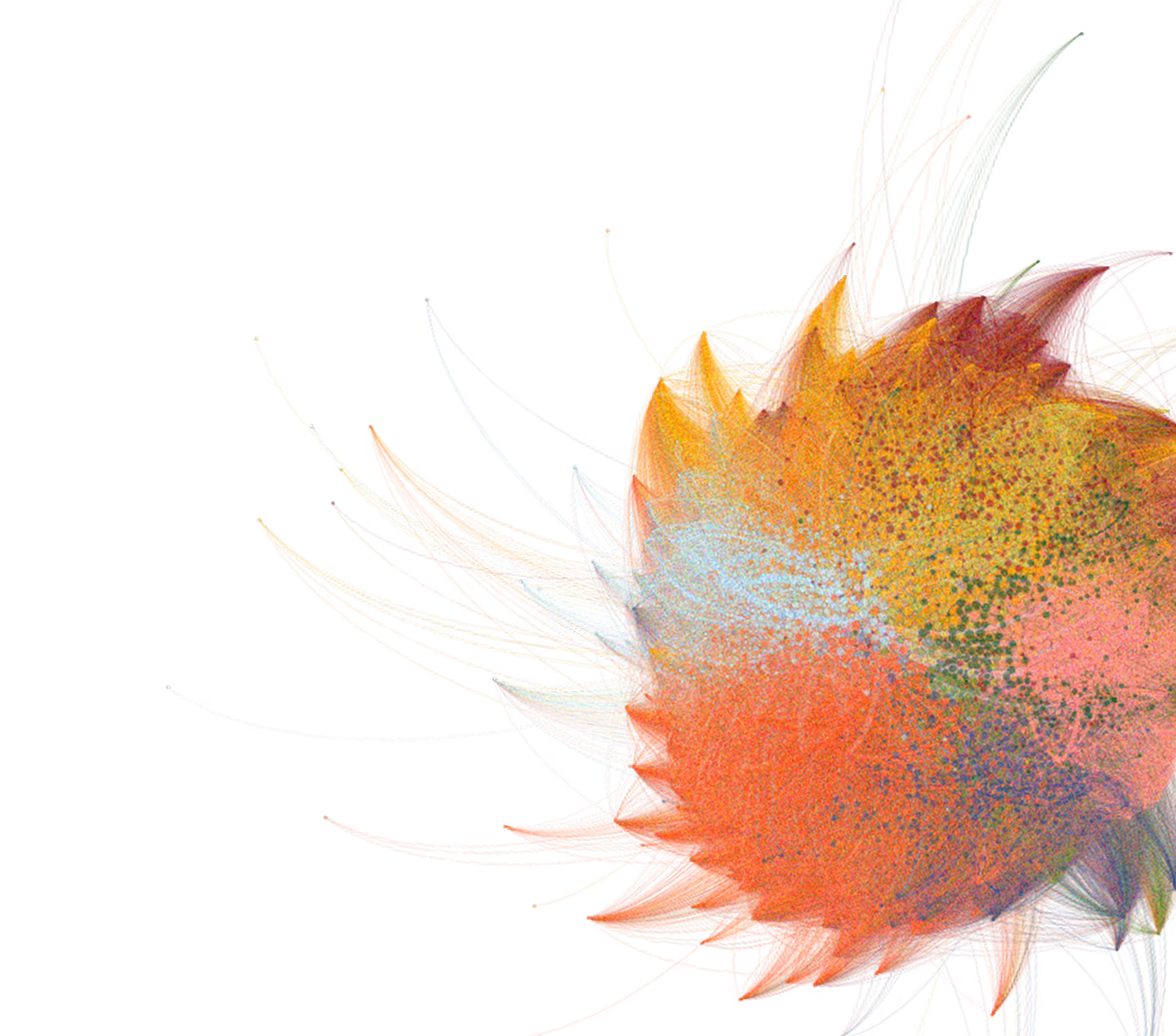 Synthesis' network map data visualisation for the Network Effect research