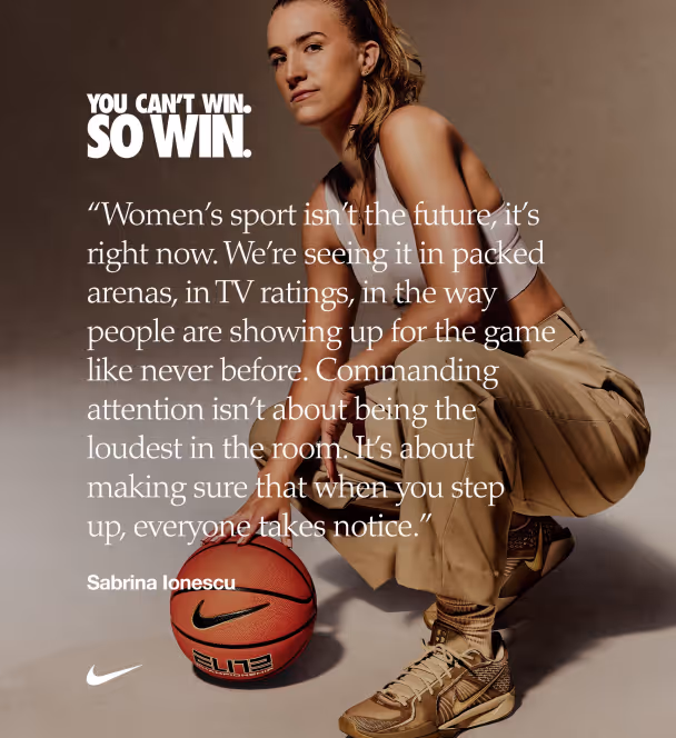 Nike "So Win" campaign