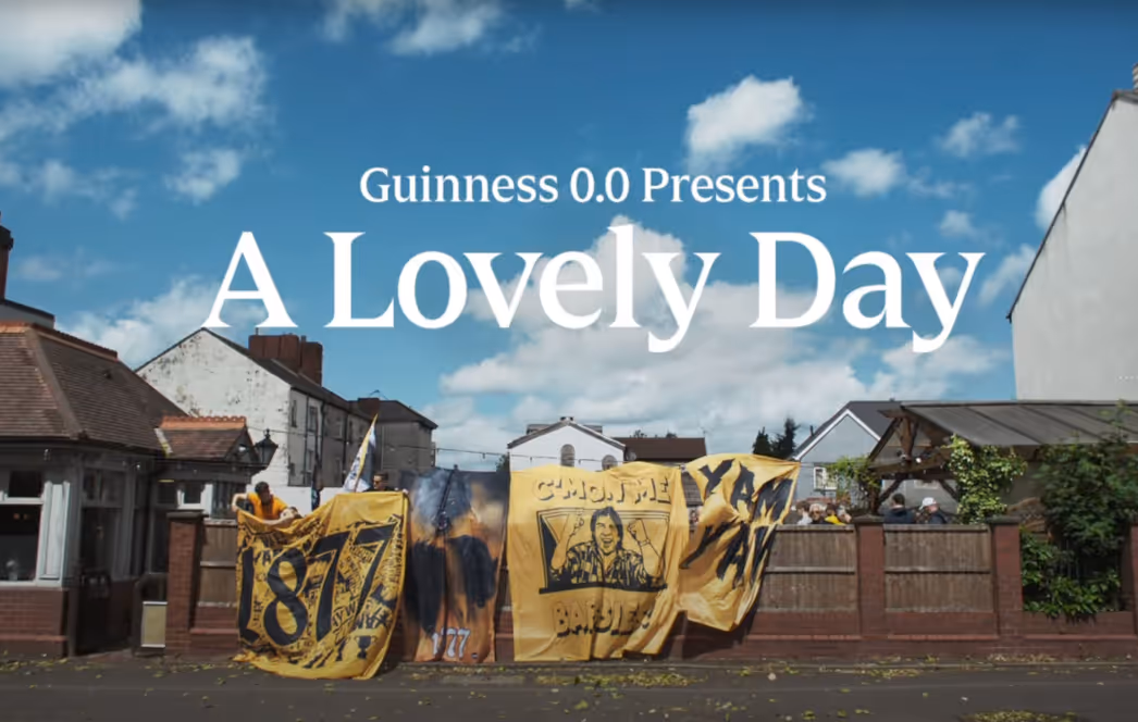 Guiness' 'A Lovely Day' ad for their 0.0 beverage