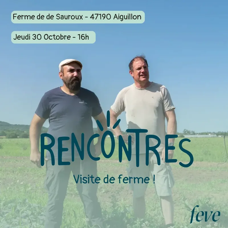 Visite de la ferme de Sauroux