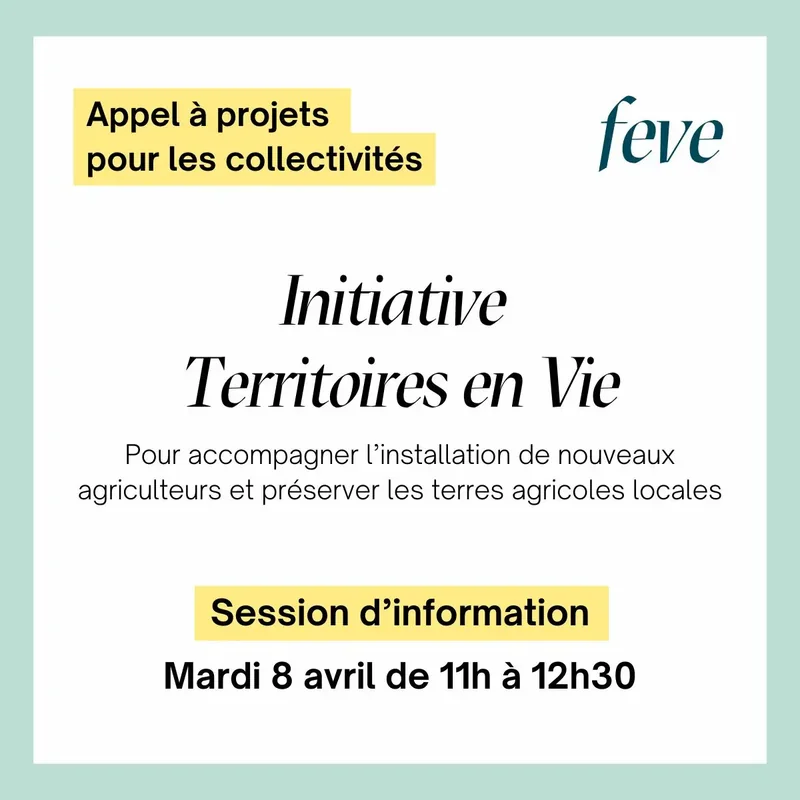 Initiative Territoires en Vie - Session d'information