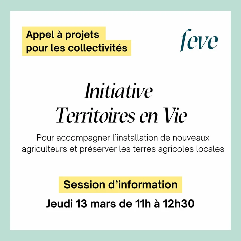 Initiative Territoires en Vie - Session d'information
