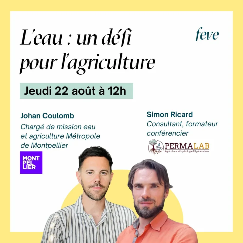 L'eau : un défi pour l'agriculture