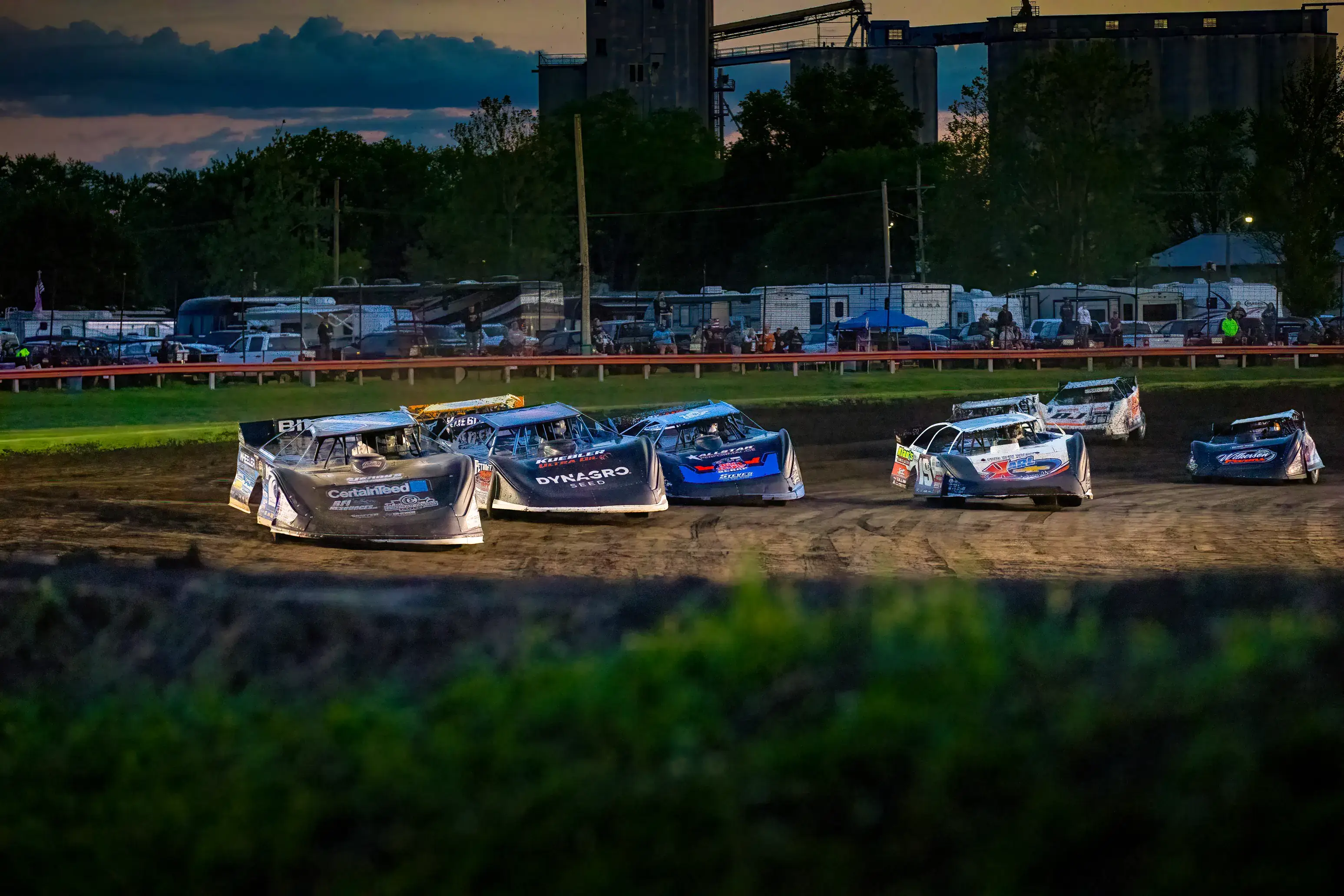 Lucas circle track cars racing.