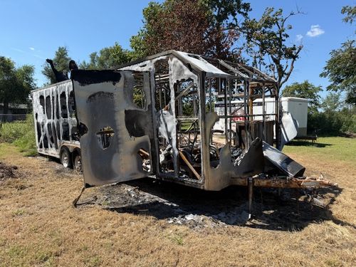 Will O'Neal Burnt Trailer - Front Right