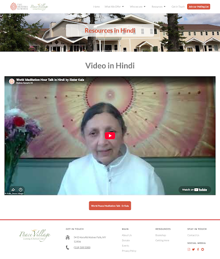 World Meditation Hour Talk in Hindi by Sister Kala
