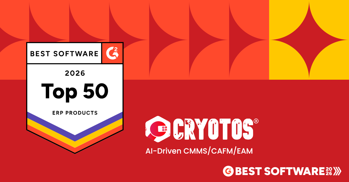 Cryotos CMMS Is Featured in G2 2026 Best ERP Software Rankings