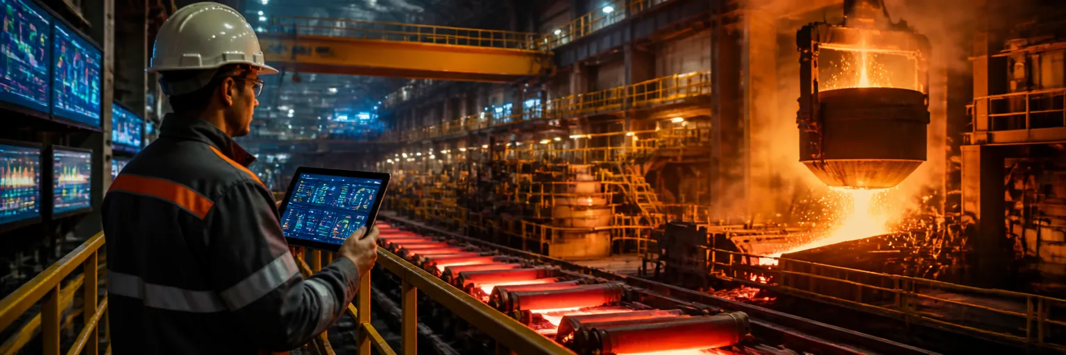 CMMS for Steel Industry: Reduce Downtime and Maximize OEE in Steel Plants