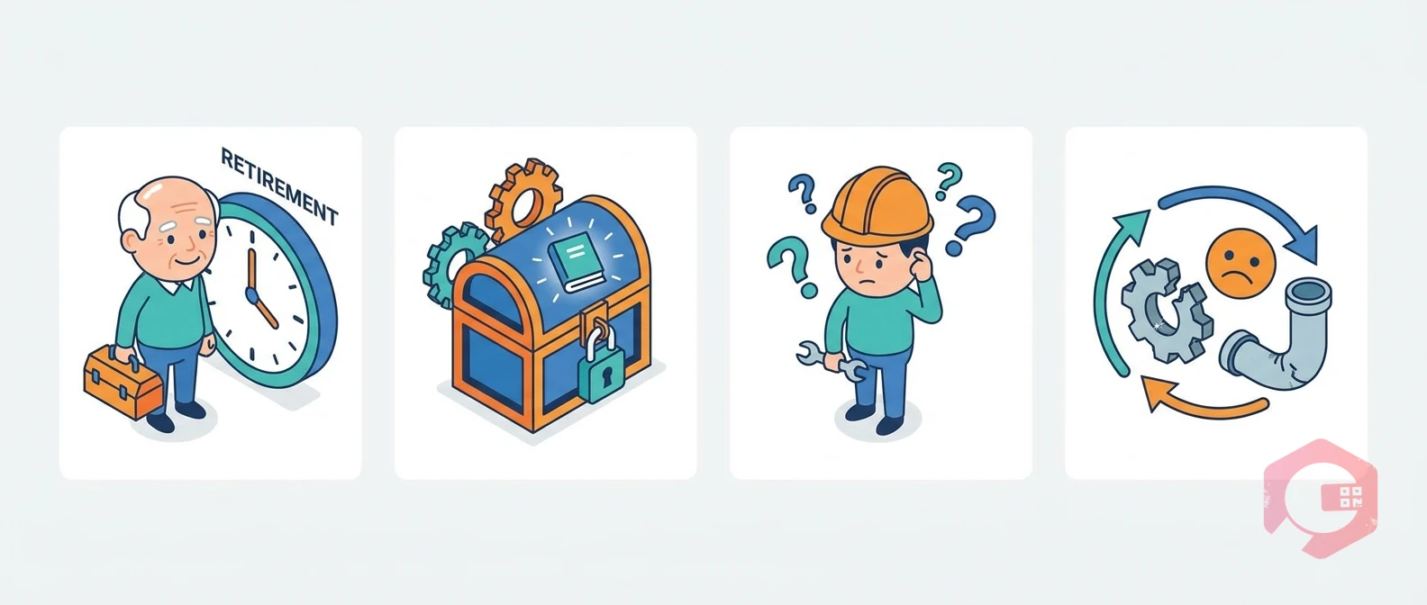 Four skilled labor shortage challenges — aging workforce, trapped knowledge, slow troubleshooting, repeat failures | Cryotos