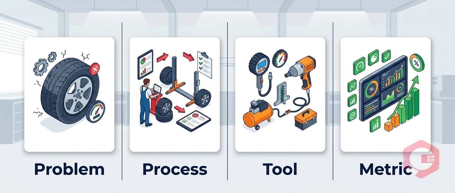 Preventive Maintenance in the Tyre Industry — problems grid