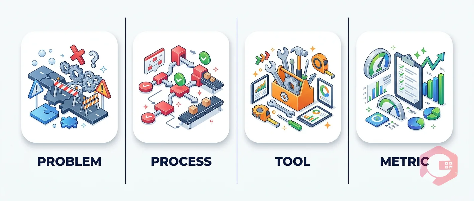 Lean vs. Six Sigma — problems grid