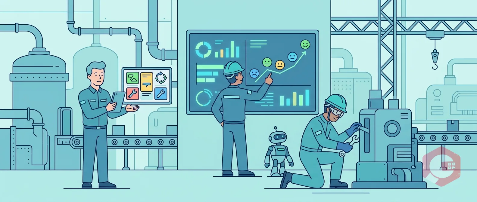 How Smiley-Based Customer Feedback in Cryotos CMMS Drives Field Service Excellence — scenario