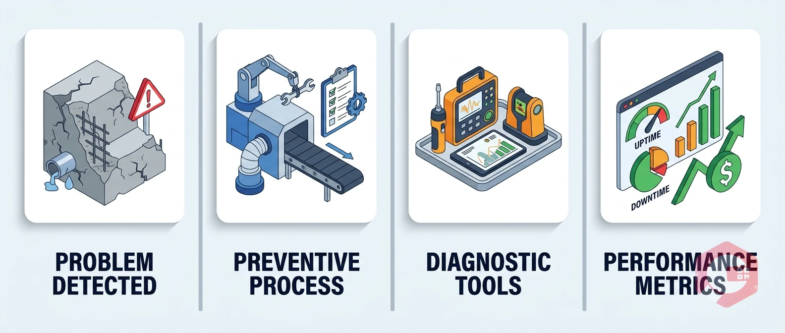 Preventive Maintenance in Cement Plants — problems grid