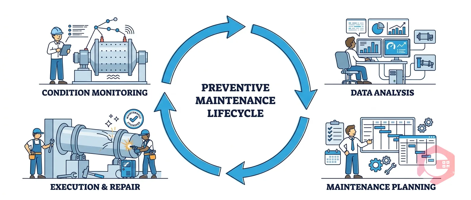 Preventive Maintenance in Cement Plants — lifecycle