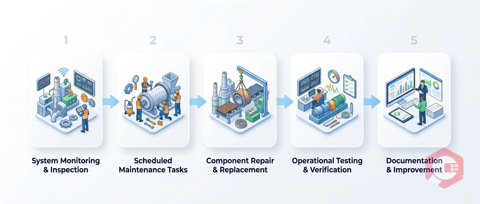 Preventive Maintenance in Cement Plants — workflow