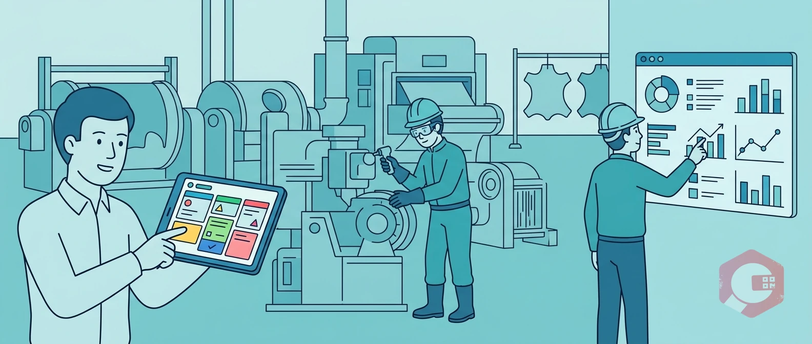 Digitizing Maintenance Operations in the Leather Industry — scenario