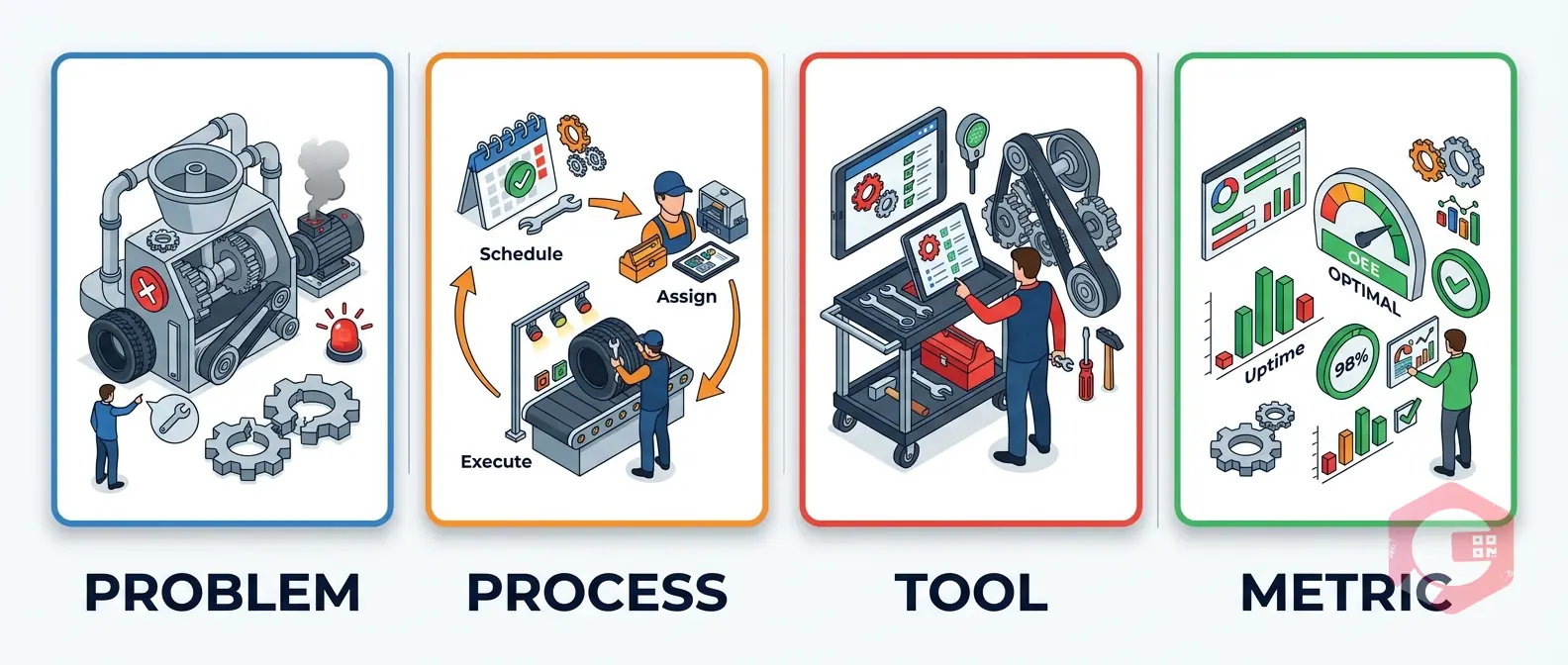 CMMS for Tyre Manufacturing Industry | Cryotos — problems grid