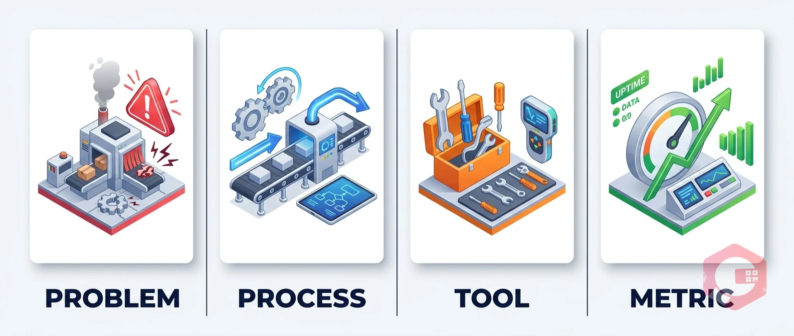 Downtime Prevention Strategies for Manufacturers — problems grid