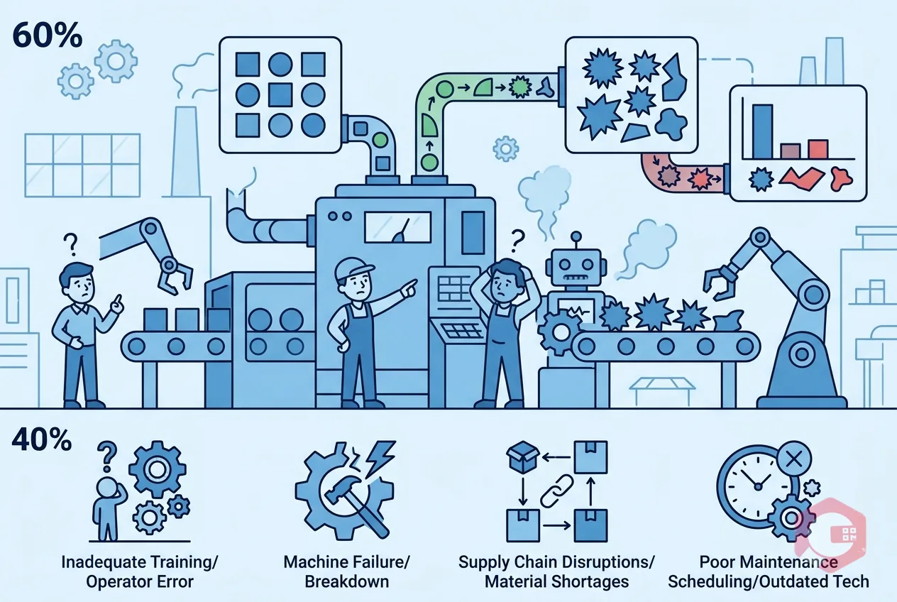Downtime Prevention Strategies for Manufacturers — problem causes