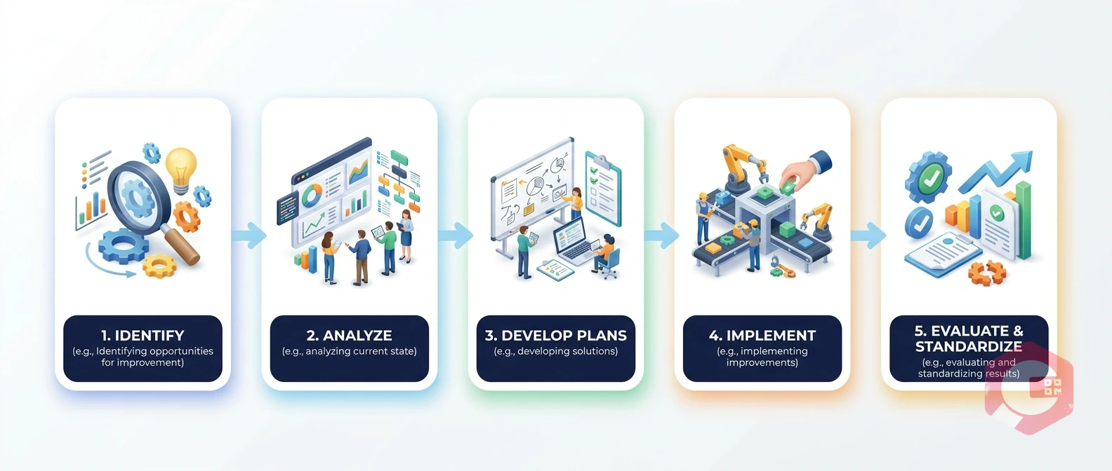 Kaizen Continuous Improvement Examples — workflow