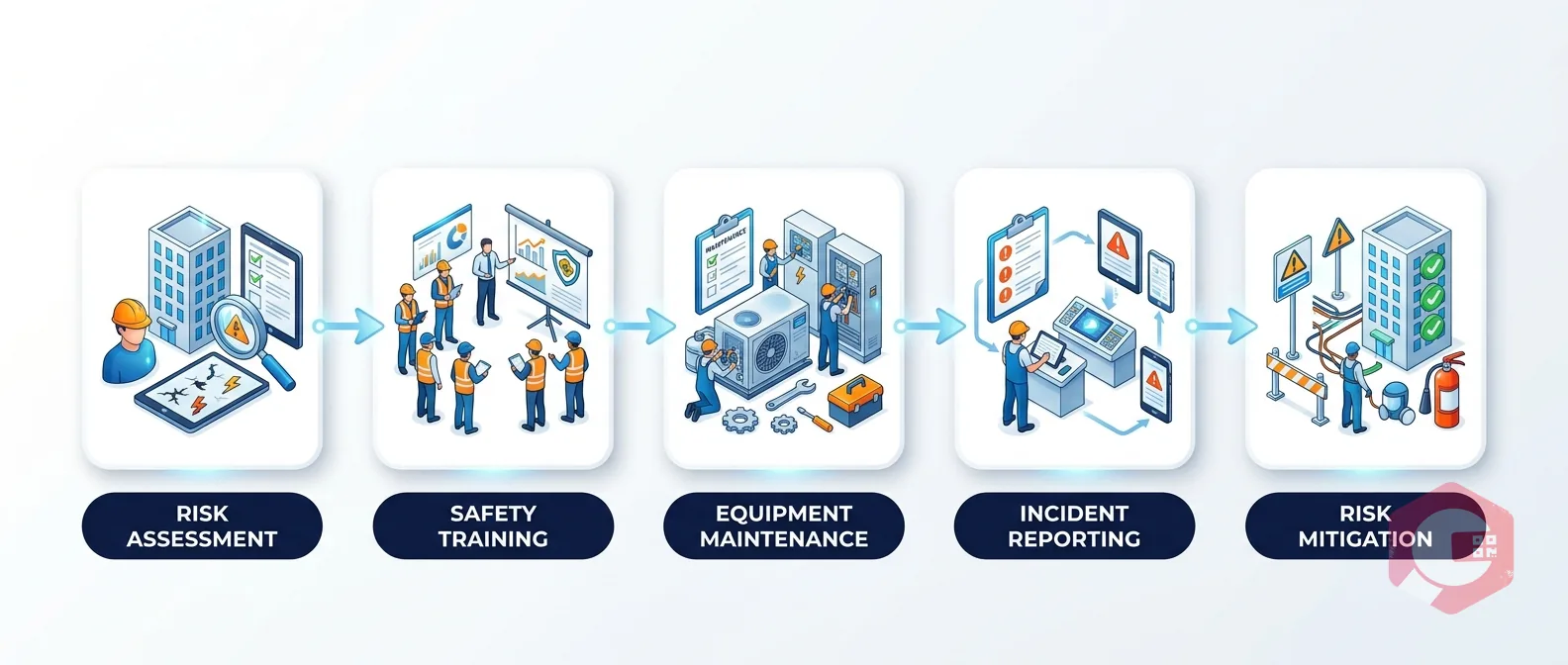 How to Reduce Safety Risks in Facility Management — workflow