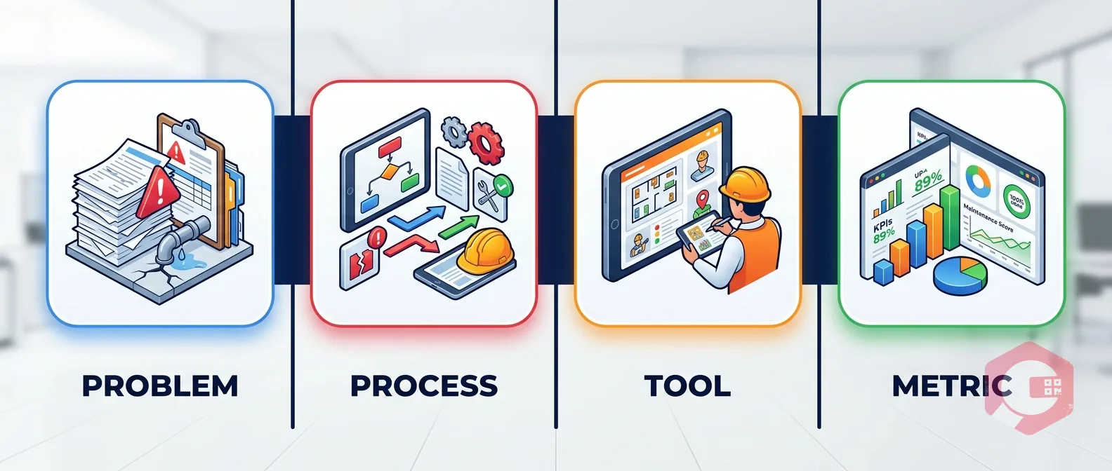 Digital Documentation in Facility Management — problems grid