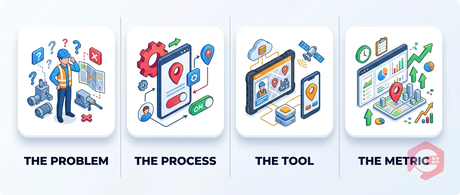 How to Enable User Location Tracking in CMMS — problems grid