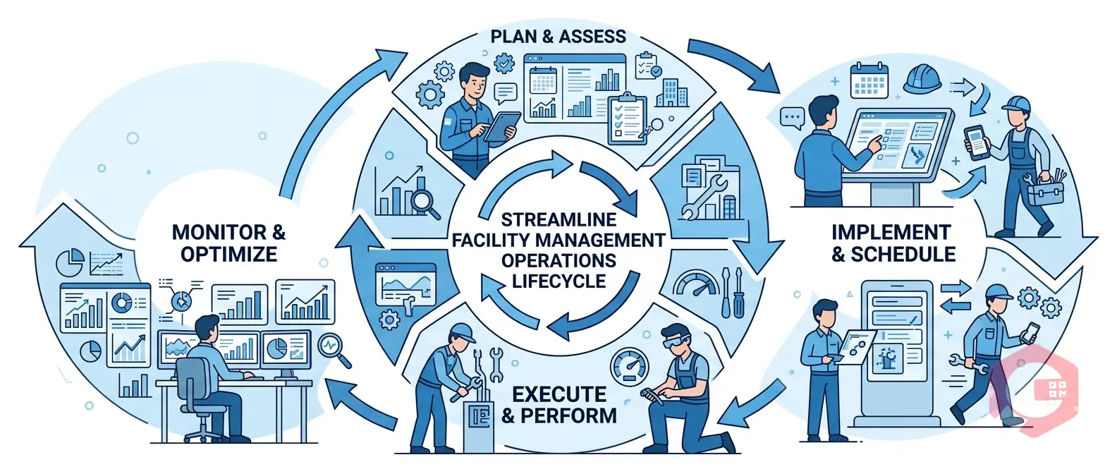How to Streamline Facility Management Operations — lifecycle