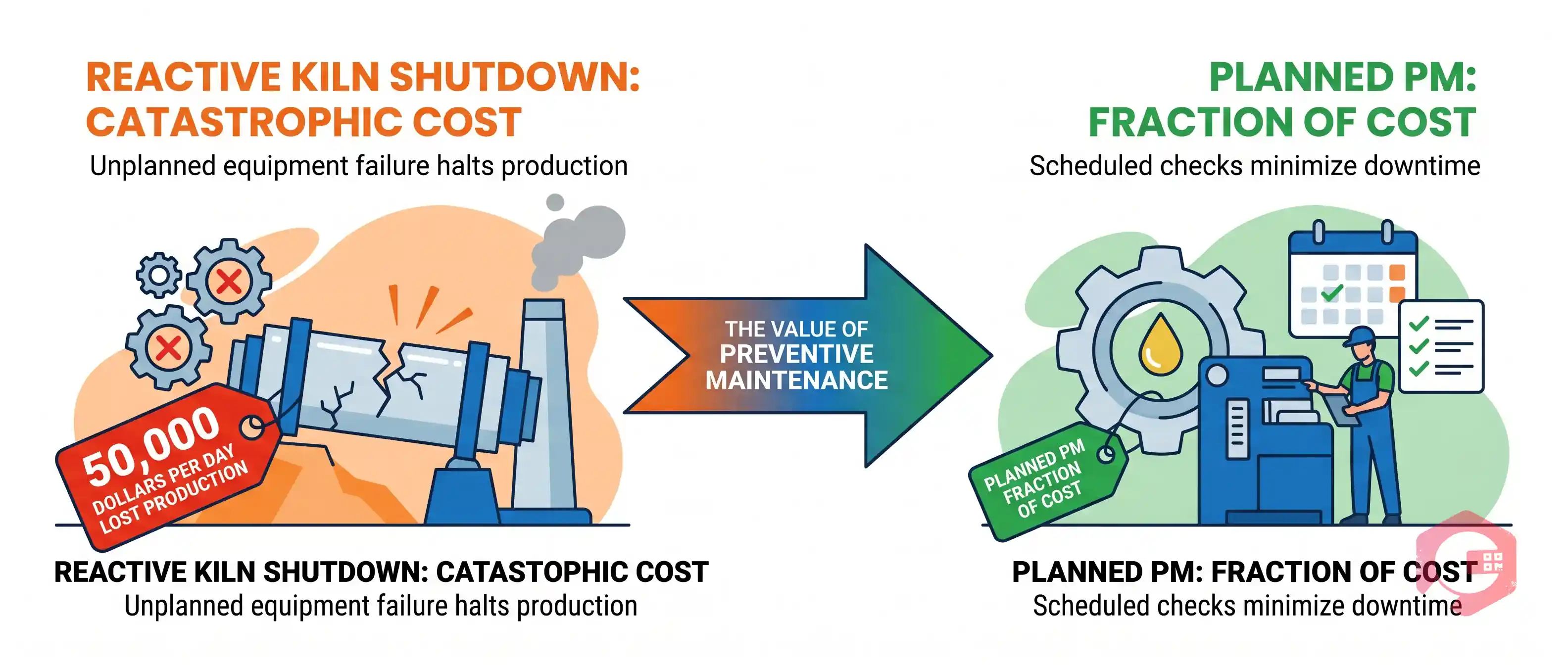 Why Preventive Maintenance Matters Cement Manufacturing | Cryotos