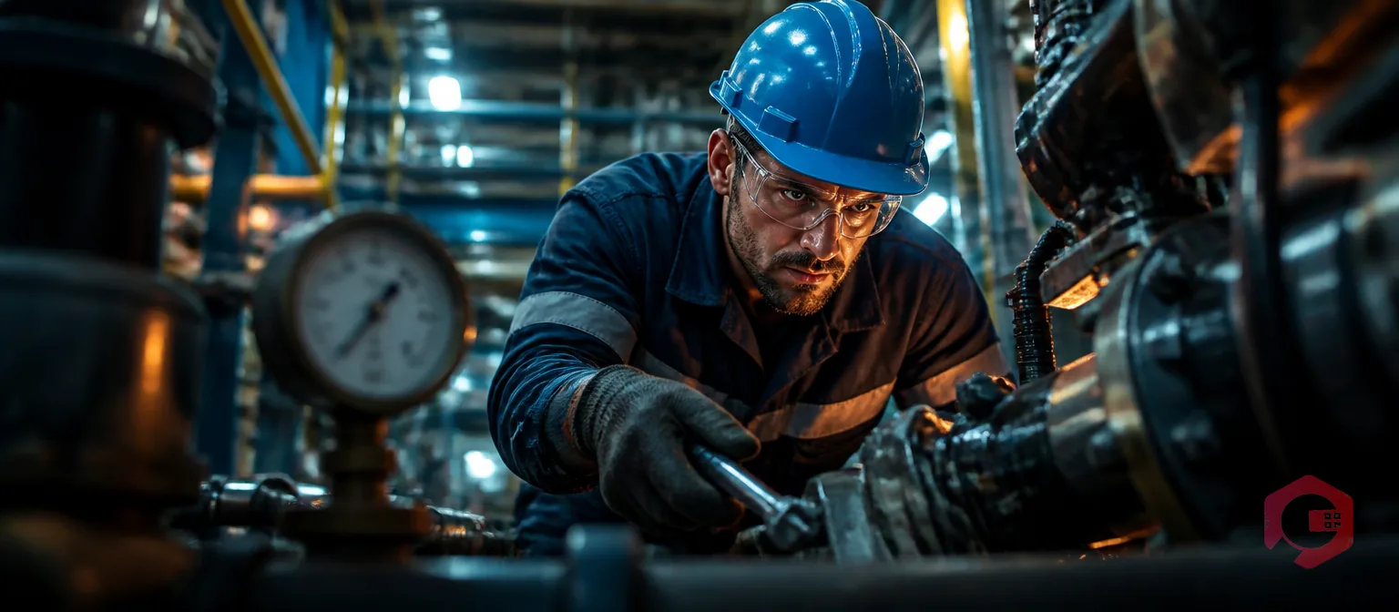 Maintenance technician diagnosing industrial equipment failure to reduce MTTR | Cryotos