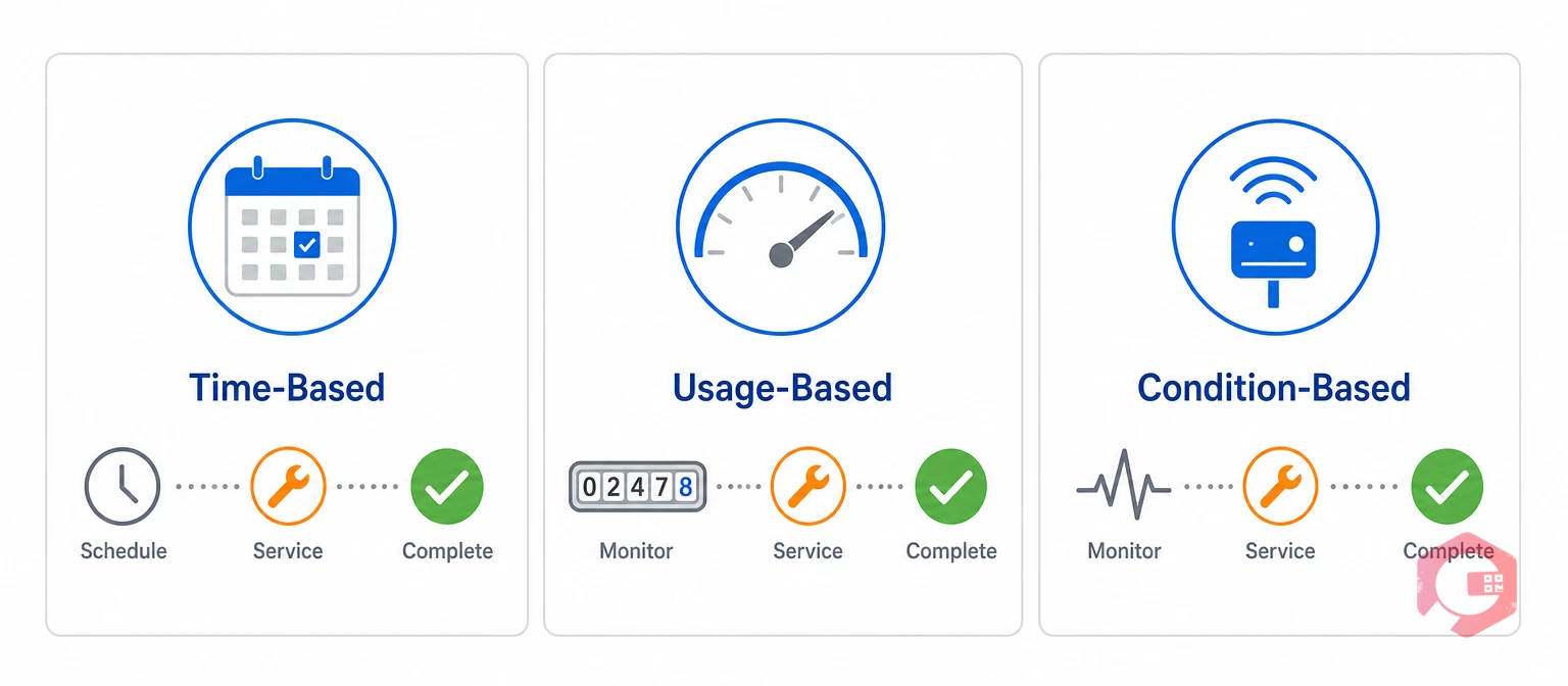 Three preventive maintenance scheduling triggers | Cryotos