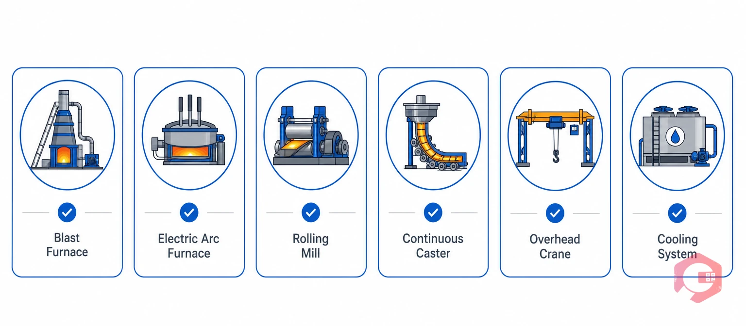 Six critical steel plant assets requiring preventive maintenance | Cryotos