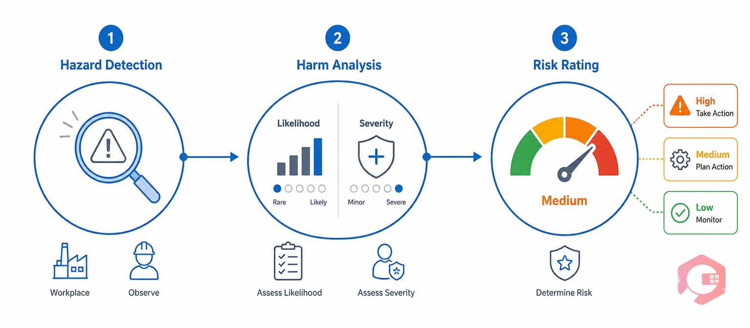 What a risk assessment is: detecting hazards and rating likelihood and severity | Cryotos