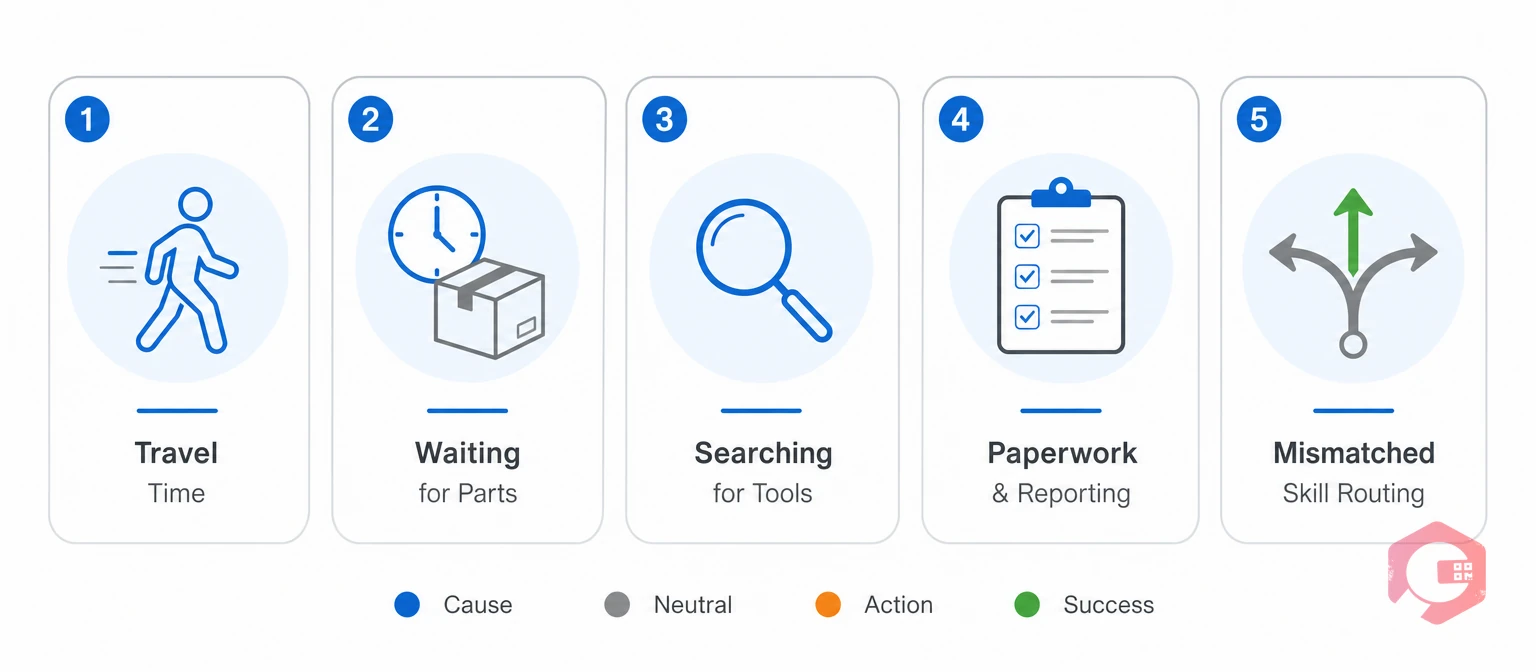 Common causes of low wrench time and low OCE | Cryotos