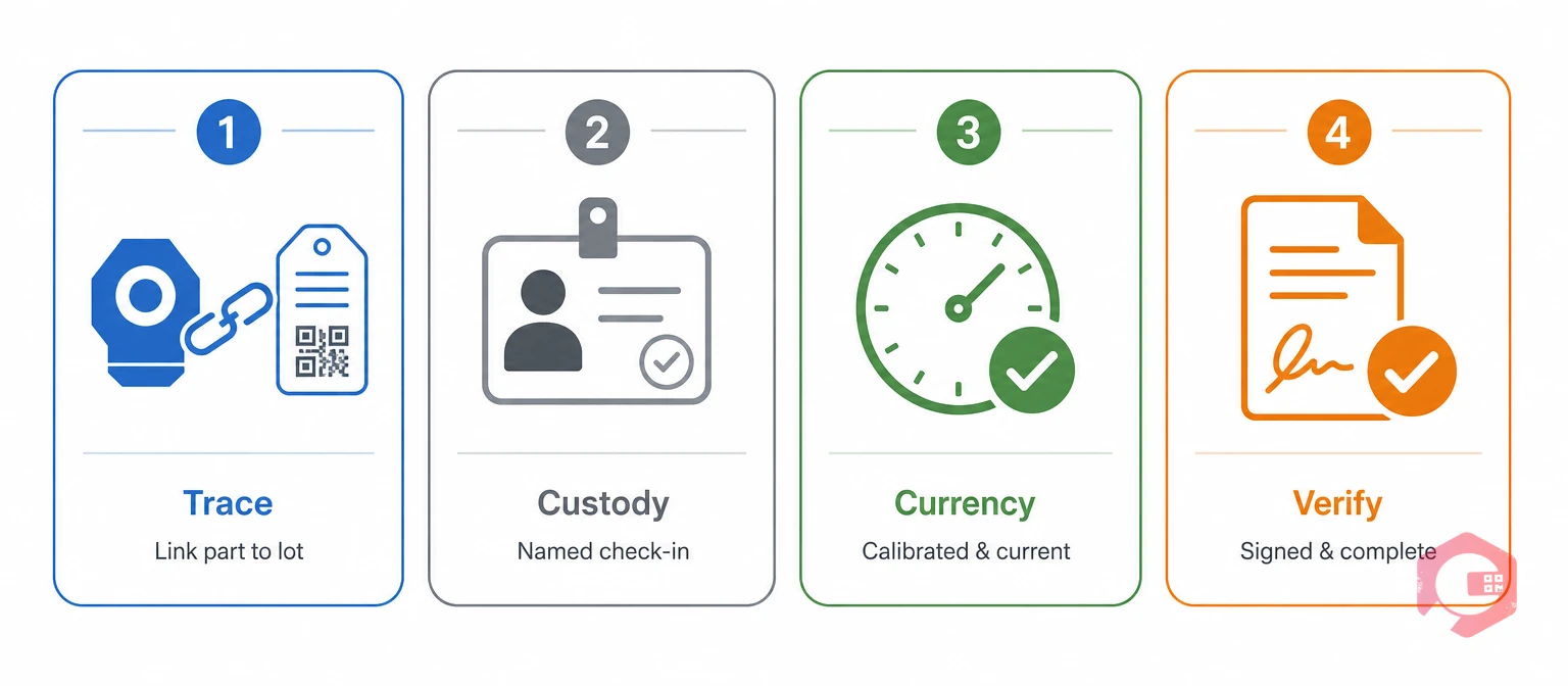 The Audit-Ready Inventory Framework: Trace, Custody, Currency, Verify | Cryotos
