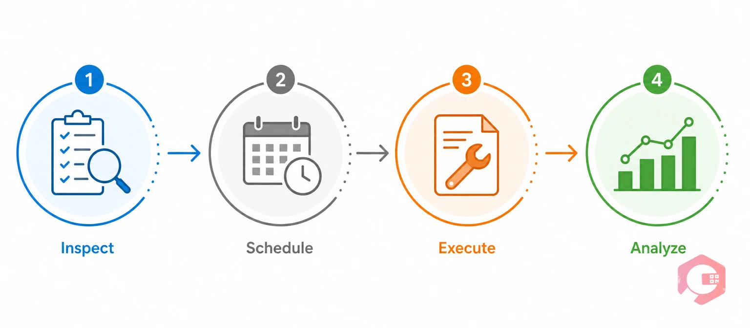 The Four-Stage Rig PM Cycle: Inspect, Schedule, Execute, Analyze | Cryotos
