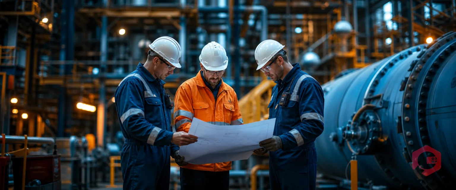 Maintenance team coordinating a multi-phase plant turnaround project | Cryotos