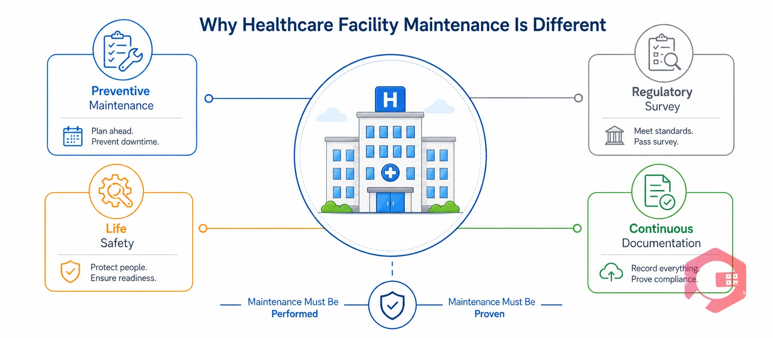 Why healthcare facility maintenance requires both performance and proof | Cryotos
